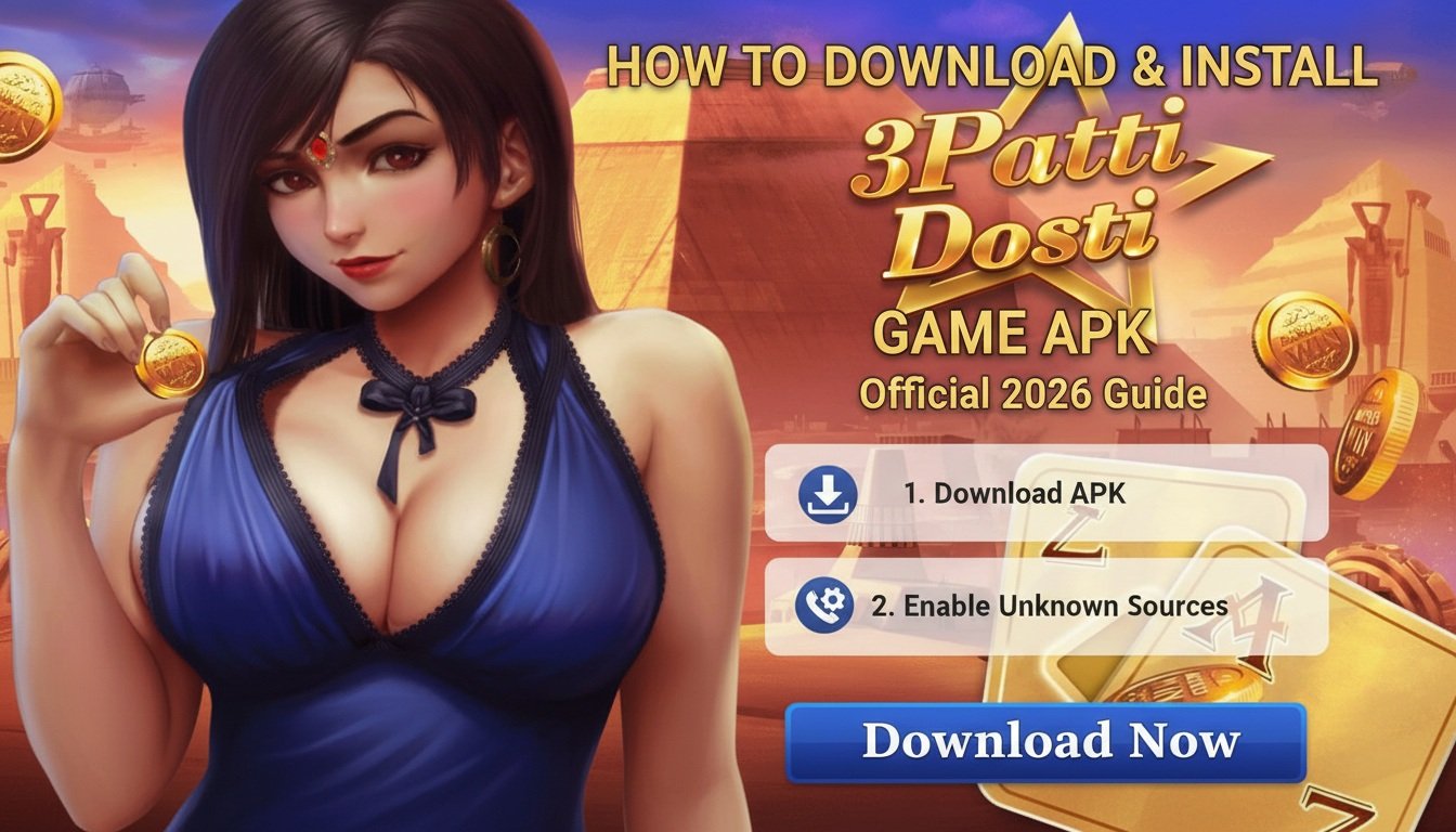 How to Download & Install 3 Patti Dosti Game APK (Official 2026 Guide)