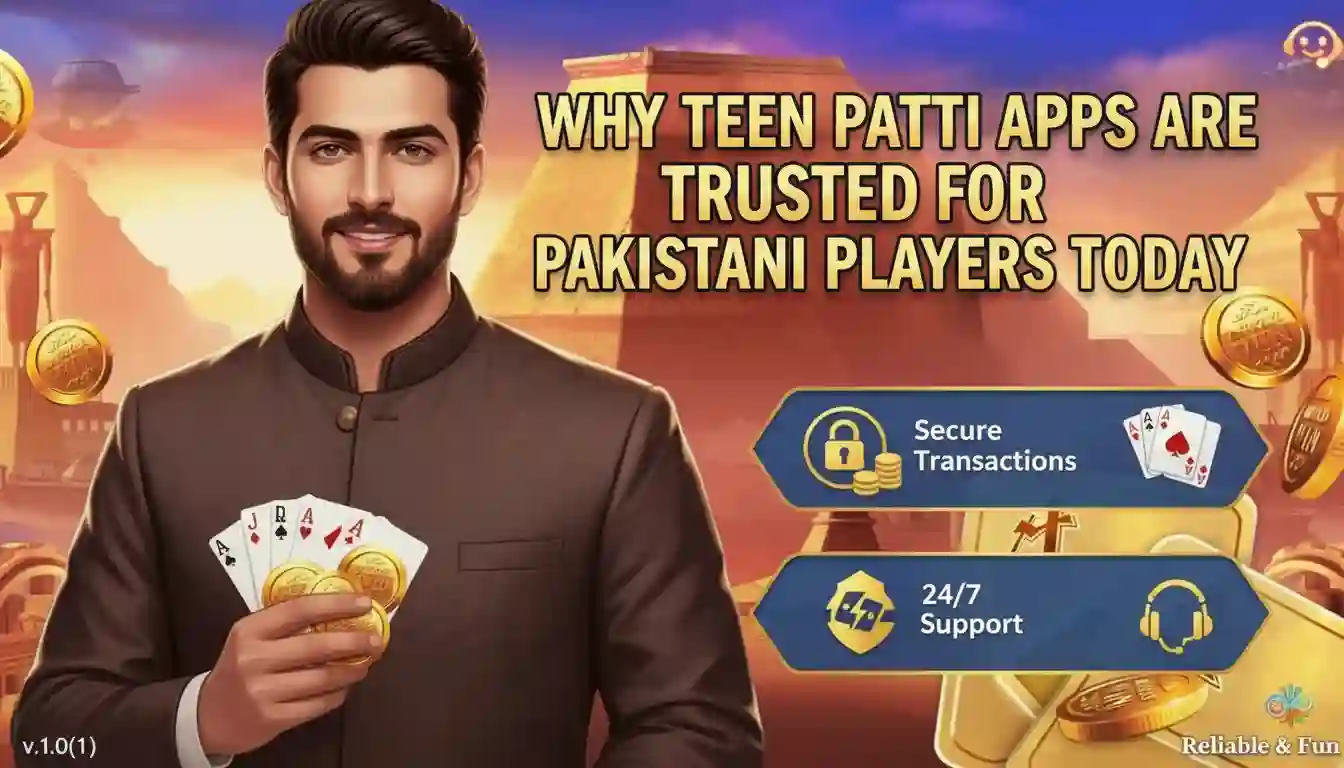 Why Teen Patti Apps are trusted for Pakistani Players Today