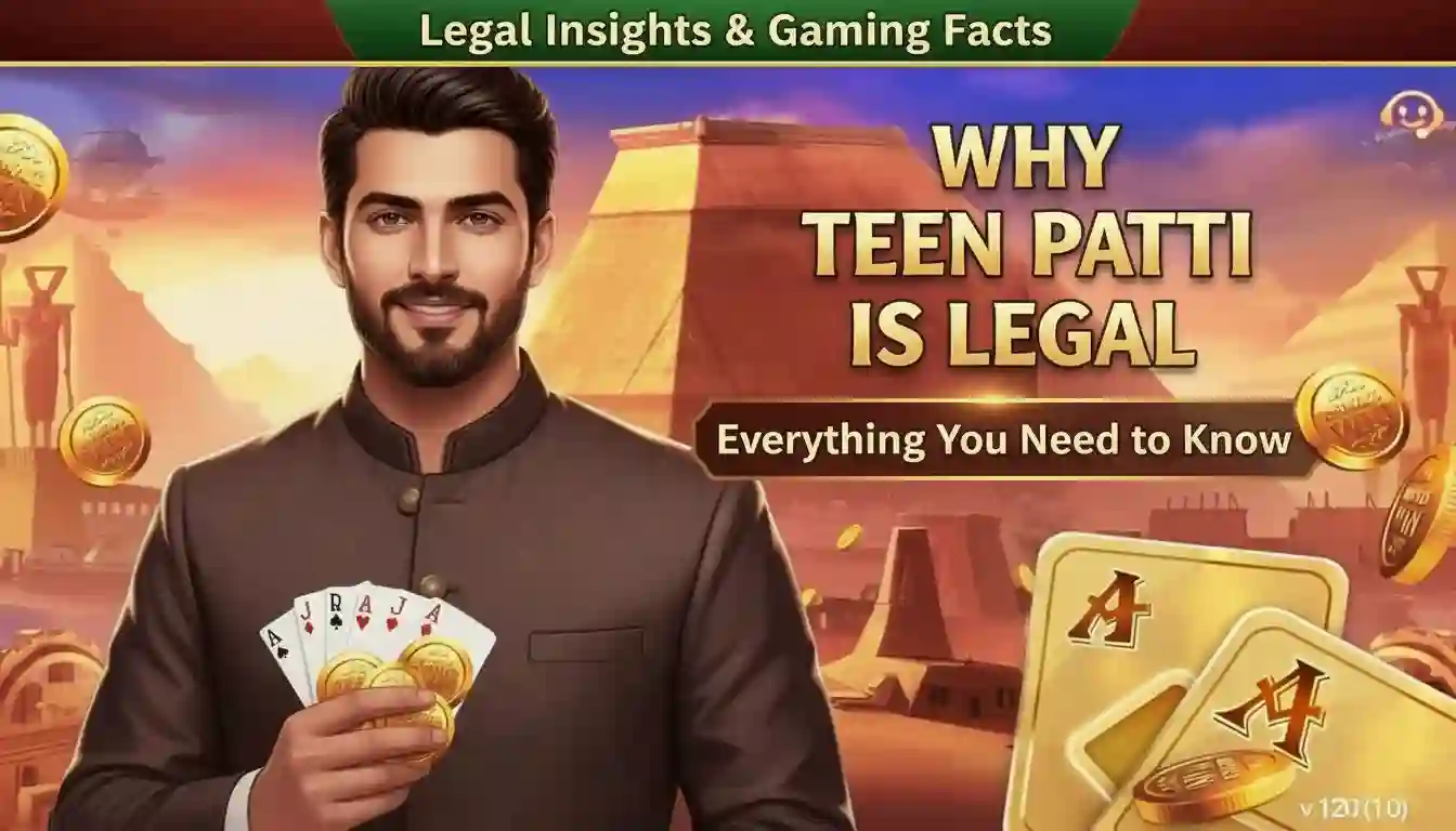Why Teen Patti is Legal in Pakistan
